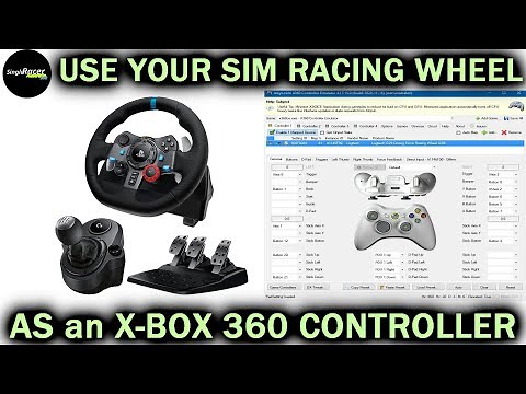 x360ce | How to Use your Sim Racing Wheel as an X-Box Controller | PC ONLY UPDATED Tutorial for 2021
