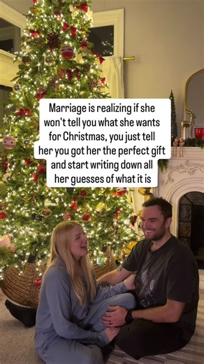 Content Creator + Relatable Mom Reels I Allis Stewart💗 on Instagram: "Works every time 🤭🎄🎁 #husbandandwife #couplegoals #marriedlife #marriagehumor #marriageworks #couple #explorepage #reelsinstagram #funnyreels Husband & wife, marriage goals, couples comedy, married to my best friend, funny video, marriage advice, memes, toddler, #3kids #meme #memecut #viral #christmas"