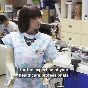 48K views · 573 reactions | Grace is a lifelike android designed to help doctors and nurses care for patients. She's just one of a growing number of robots created to provide medical care https://cnn.it/3ASiCYL | CNN International | Facebook
