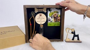 Pet Memorial Shadowbox, Dog Condolence Gifts, Pet Loss Sympathy Gifts, Pet Shadow Box, Pet Memorial, Cat Lover Gift, Christmas Gift - Etsy