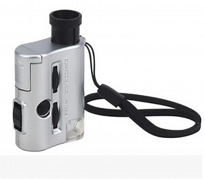 [Hot Item] Zoom LED Mini Pocket Microscope with UV Lamp