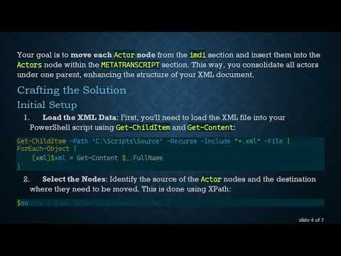 How to Move XML Nodes in PowerShell
