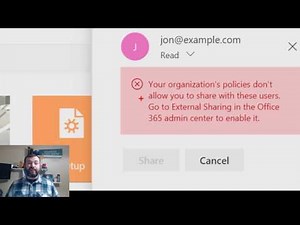 How to share SharePoint Online sites with external users