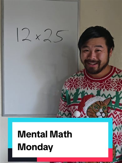 How would you mentally calculate 12×25? #math #mathematics #maths #MentalMathMonday #stem