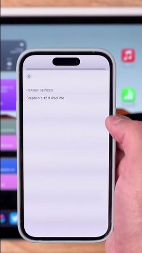 Remotely Control iPad from iPhone