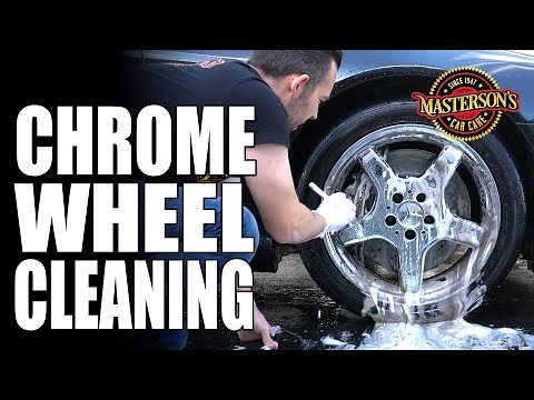 How To Properly Clean Chrome Wheels - Masterson's Car Care - Mercedes-Benz SL55 AMG