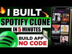 I Built a Spotify Clone in 5 Minutes! (No Coding) | 2025 Tutorial