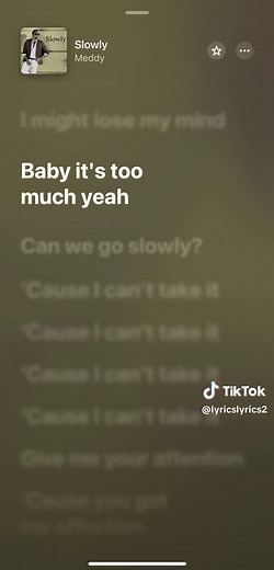 Slowly - Meddy (Lyrics Video)