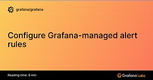 Configure Grafana-managed alert rules | Grafana documentation