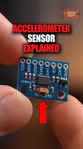 GreatScott! on Instagram: "Accelerometer Sensor EXPLAINED! #diy #electronics #explain #accelerometer #sensor #arduino #tutorial"