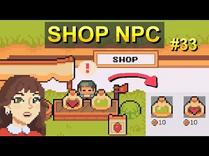 Shop NPC and Custom Shop Stock - Top Down Unity 2D #33