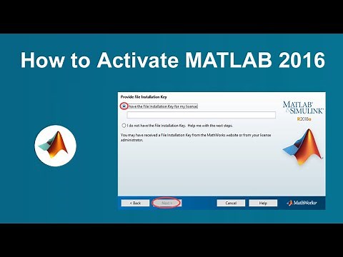 How to Activate MATLAB R2016a