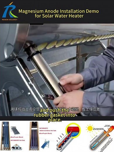 Magnesium Anode Installation Tutorial Extend Solar Water Heater Lifespan by CSP Group