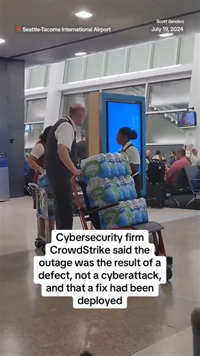 1.5M views · 9.9K reactions | The dreaded “Blue Screen of Death,” a Microsoft Windows error screen indicative of a system crash, popped up on screens worldwide as a result of a “defect found in a single content update for Windows hosts,” cybersecurity firm CrowdStrike said. | NBC News | Facebook