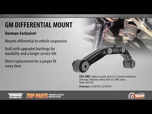 Highlighted Part: Differential Mount for Select Cadillac, Chevy & GMC Models