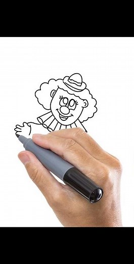 Cute Joker Drawing #drawingtutorial #drawing #cartoondrawing #viralshorts