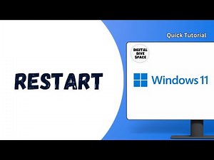 HOW TO RESTART THE WINDOWS COMPUTER