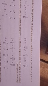 distributive property of multiplication over addition, i.e., x ... | Filo