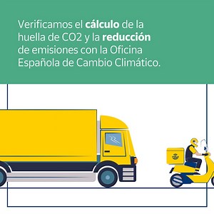 2.3K views · 88 reactions | Fuimos los únicos del sector en recibir la triple Certificación "Calculo, Reduzco y Compenso" en 2018 y 2019 de la Oficina Española de Cambio Climático del Ministerio para la Transición Ecológica y el Reto Demográfico. Y seguimos trabajando en la reducción de CO2 para conseguir la del 2020. | Correos | Facebook