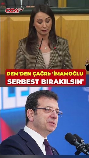 Tülay Hatimoğulları, DEM Parti grup toplantısında Ekrem İmamoğlu'nun serbest bırakılmasını istedi
