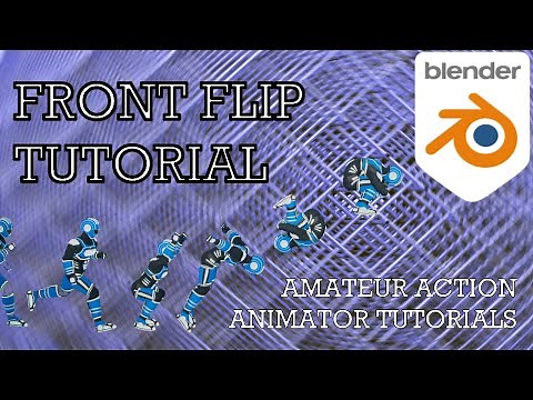 Front Flip Tutorial - [Amateur Action Animator] in Blender 3D!
