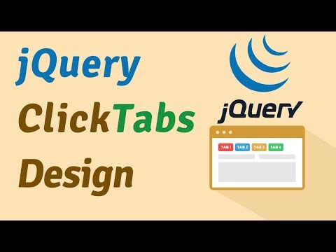 jQuery Click Tabs Design