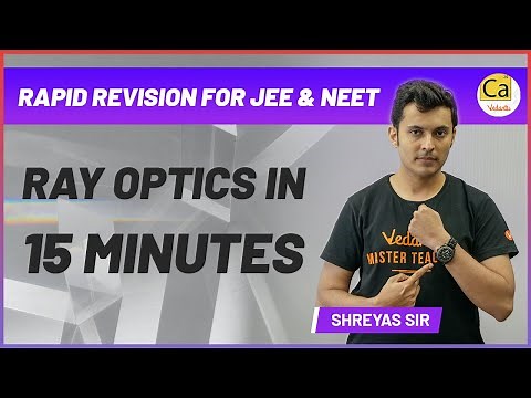 🔎 Ray Optics In 15 Minutes 🔥 Rapid Revision JEE NEET KVPY 👉 Class 12 Physics (English) | Shreyas Sir