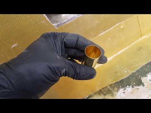 Boat Transom and Floor Rebuild - Installing the Transom Drain - Part 36