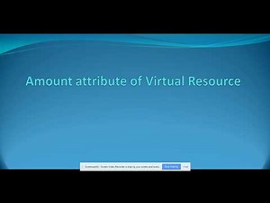 Autosys Tutorial Amount attribute of Virtual resource