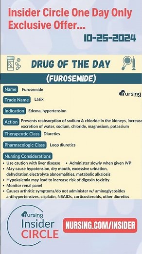 Understanding 🫀Furosemide💊 (Lasix)