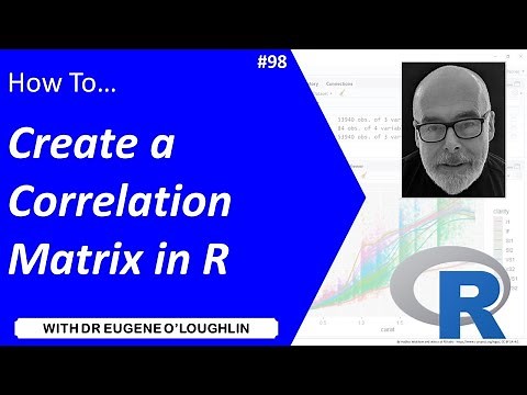 How To... Create a Correlation Matrix in R #98