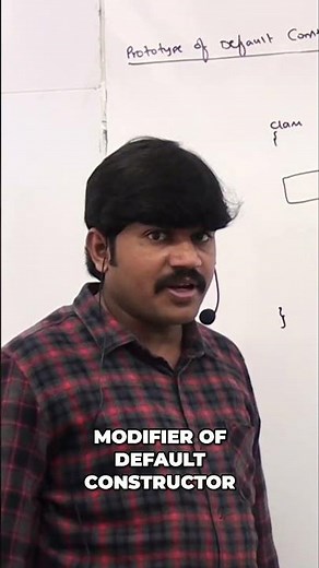 Java Default Constructor: Access Modifier Explained #shorts