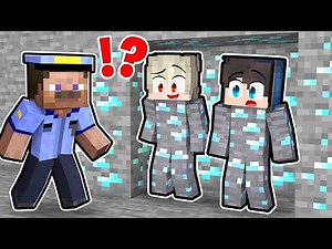 99,45% Tajná SCHOVKA Před Zlým POLICISTOU v Minecraftu!