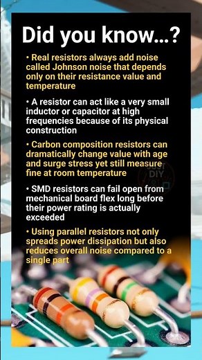 Unusual truths about resistors that change how you see electronics