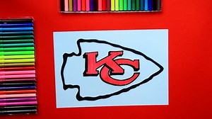 How to draw Kansas City Chiefs Logo [NFL Team]