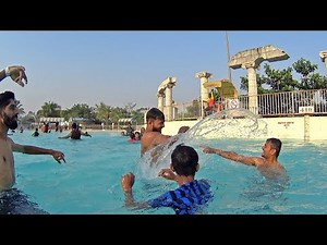 Indian Guys in the Pool at iMagica Water Park
