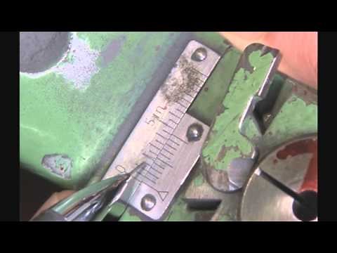 Deckel Grinder, Lesson #6: Setting The Cross Slide Vernier