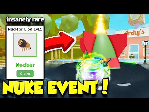 I SPAWNED TONS OF NUKES IN LAUNDRY SIMULATOR AND GOT A NUCLEAR PET!! (Roblox)
