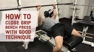 How To Close Grip Bench Press Correctly & Safely [Video   FAQs] - The White Coat Trainer
