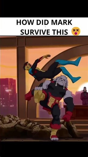 Invincible vs Battle Beast went crazy😭🔥 #invincible #omniman #battlebeast #conquest #comics