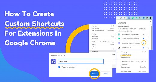 How to Create Custom Shortcuts For Extensions in Google Chrome