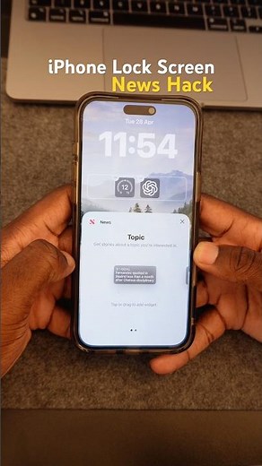 Add LIVE News to Your iPhone Lock Screen 👀