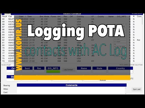 Best Logging Software for POTA #hamradiok0pir