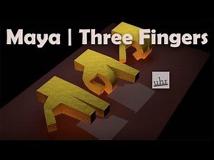 Maya: Rigging and Skinning A Three Fingers Hand