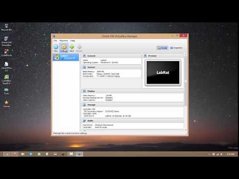 How to set up a virtual machine using VirtualBox