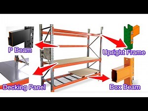 Heavy duty Pallet Racking System Machine | how to make storage rack system ?!