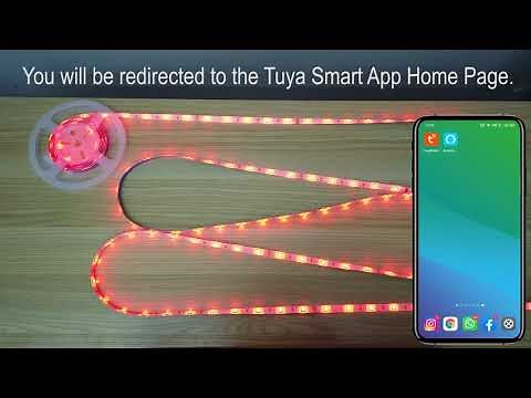 How to connect our JESLED WiFi LED Strip Light with the Tuya Smart App.