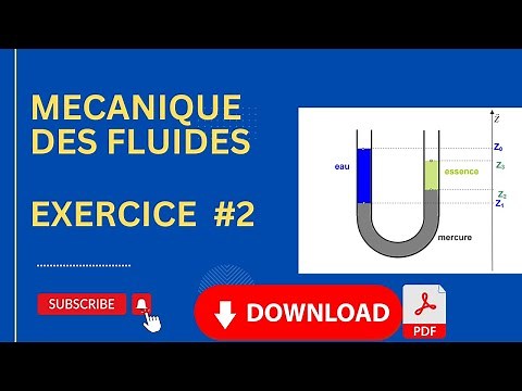 mécanique des fluides | exercice 2 | statique des fluides