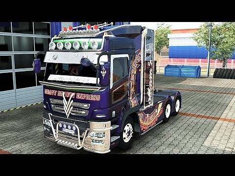 【ETS2 MOD ダウンロードURL付き】三菱ふそう スーパーグレートV CAR'zさん風カスタムキット ～暫定版ですが～