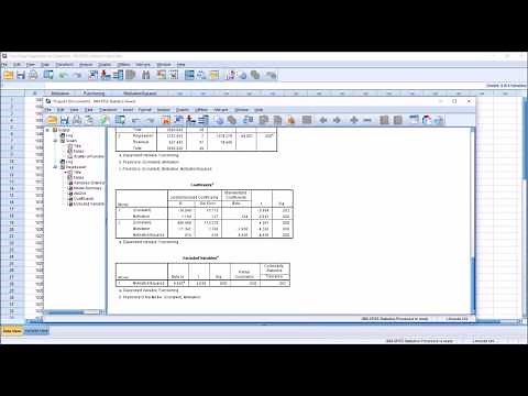 Conducting a Curvilinear Regression Analysis (Quadratic Model) in SPSS
